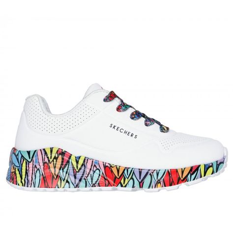 Zapatilla Niña Uno LiteSubtle Love Blanco Skechers-0