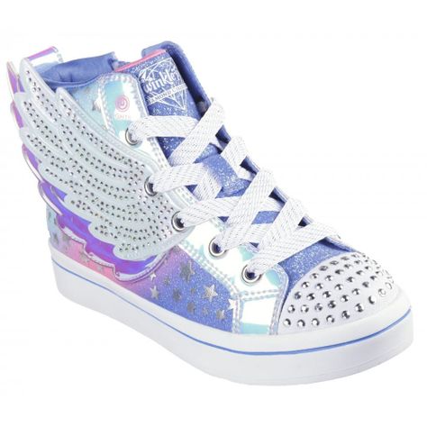 Zapatilla Niña Twi-Lites 2.0 Dreamy Wings Negro Skechers-4
