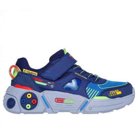 Zapatilla Niño Gametronix 2.0 Azul Skechers-0