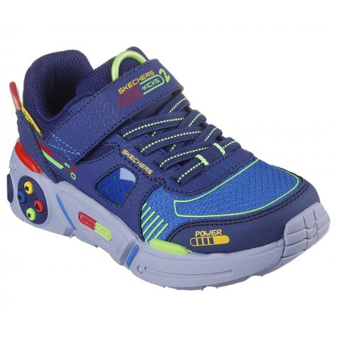 Zapatilla Niño Gametronix 2.0 Azul Skechers-4