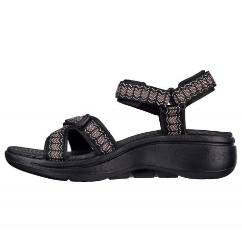 Sandalia Mujer Go Walk Arch Fit AffinityNegro Skechers-3