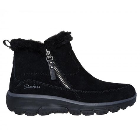 Botines Mujer Easy Going Cool Zip Negro Skechers-0