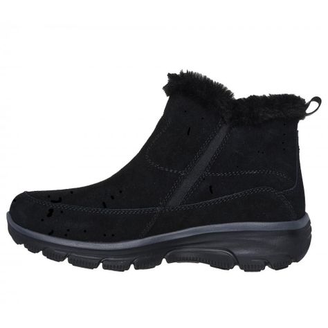 Botines Mujer Easy Going Cool Zip Negro Skechers-4