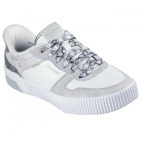 Zapatilla Mujer Jade Radiant Roar Blanco Skechers-4
