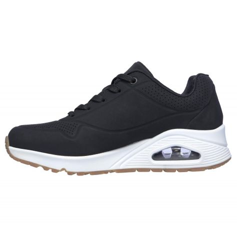 Zapatilla Mujer Uno Stand On Air Negro Skechers-4