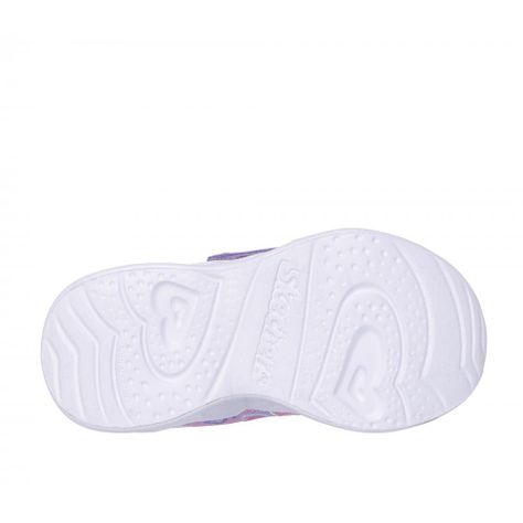 Zapatilla Niña Heart Lights Boogie Land Morado Skechers-2