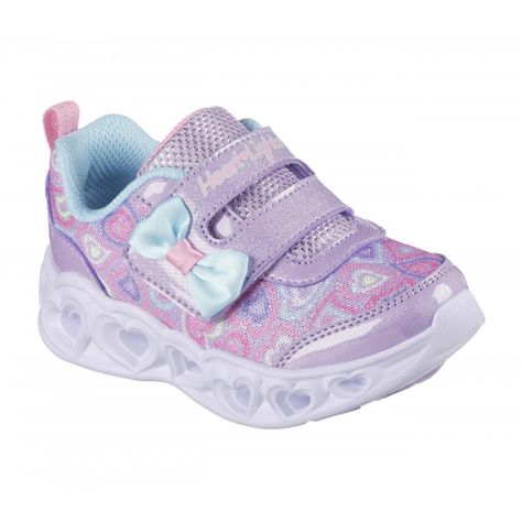 Zapatilla Niña Heart Lights Boogie Land Morado Skechers-4