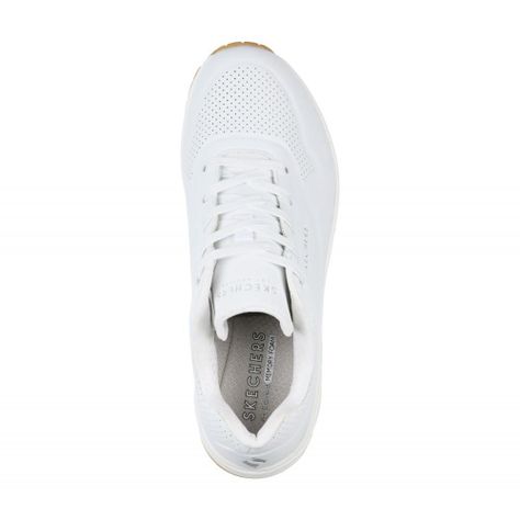 Zapatilla Mujer Uno Stand On Air Blanca Skechers-2