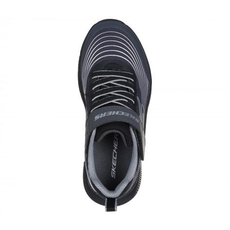 Zapatilla Niño Microspec Advance Negra Skechers-1
