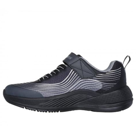 Zapatilla Niño Microspec Advance Negra Skechers-3