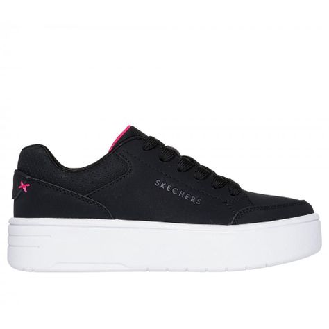Zapatilla Niña Court High Core Chic Negro Skechers-0