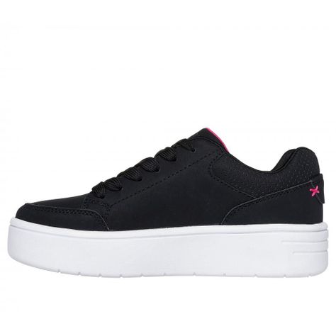 Zapatilla Niña Court High Core Chic Negro Skechers-3