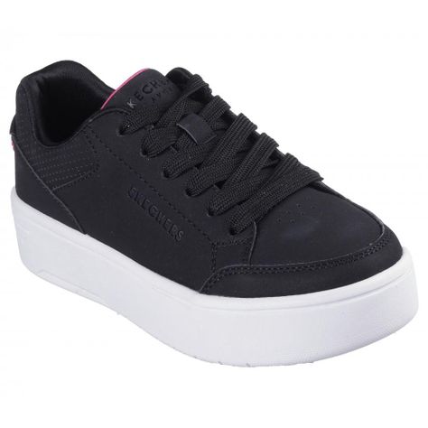 Zapatilla Niña Court High Core Chic Negro Skechers-4