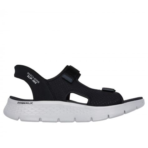 Sandalia Hombre Skechers Slip-ins: Go Walk Flex Sandal Negro-0