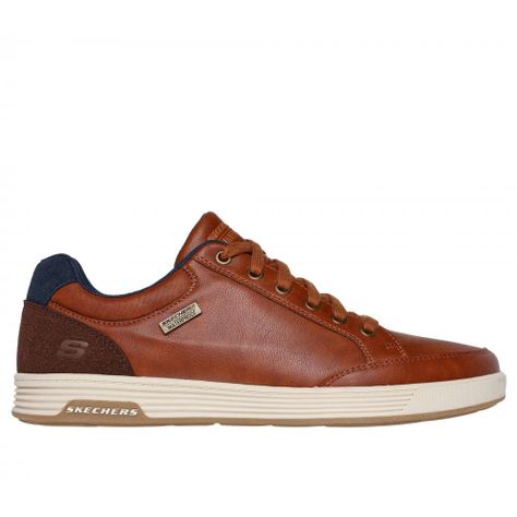 Zapato Hombre Cavell Sparkman Café Skechers-0