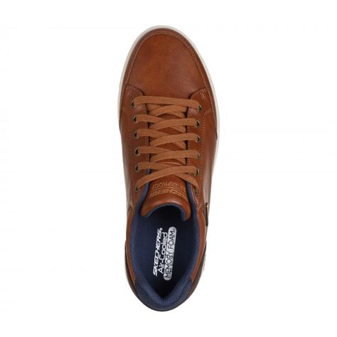 Zapato Hombre Cavell Sparkman Café Skechers-1