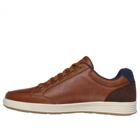 Zapato Hombre Cavell Sparkman Café Skechers-3