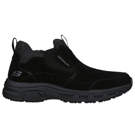 Botín Hombre Oak Canyon Bombarder Negro Skechers-0