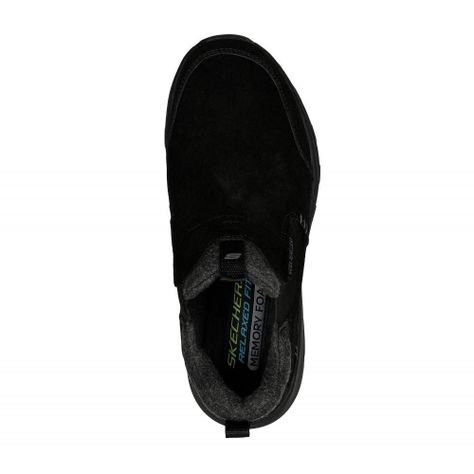 Botín Hombre Oak Canyon Bombarder Negro Skechers-1