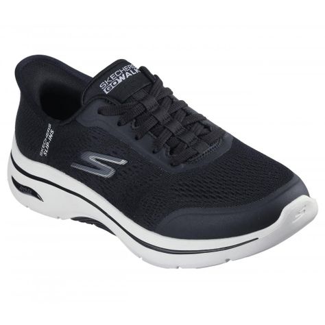 Zapatilla Mujer Go Walk Arch Fit 2.0 Valencia Negro B Skechers-4