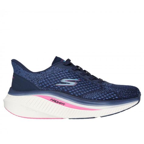 Zapatilla Mujer Go Walk Max Cushioning Arch Fit Azul Skechers-0