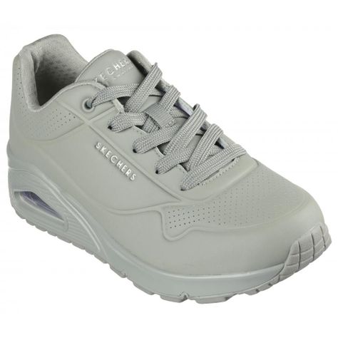 Zapatilla Mujer Uno Stand On Air Oliva Skechers-4
