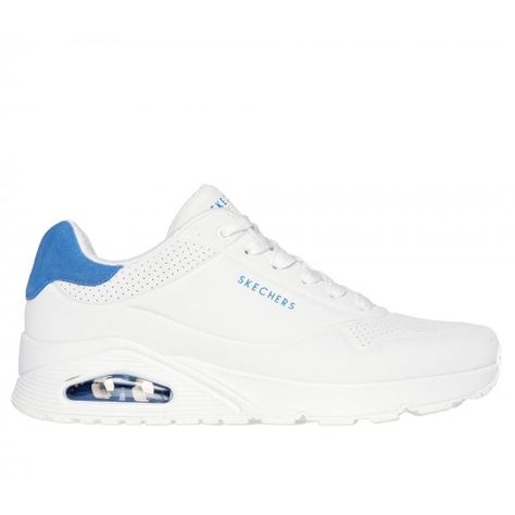Zapatilla Hombre Uno Suited On Air Blanca Skechers-0