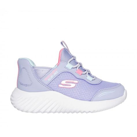 Zapatilla Niña Skechers Slip-ins: Bounder Morado-0