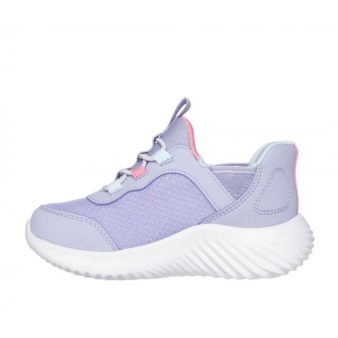 Zapatilla Niña Skechers Slip-ins: Bounder Morado-3