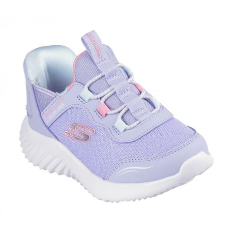 Zapatilla Niña Skechers Slip-ins: Bounder Morado-4