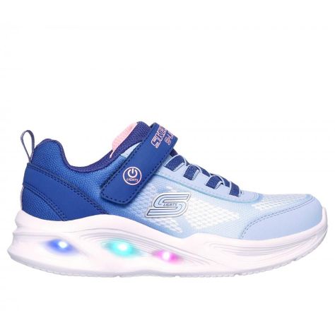 Zapatilla Niña Skechers Sola Glow Ombr Deluxe Azul Skechers-5