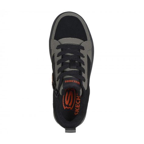 Zapatilla Niño Smooth Street Steady-Zip Oliva Skechers-1