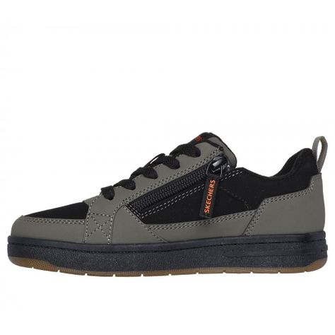 Zapatilla Niño Smooth Street Steady-Zip Oliva Skechers-3