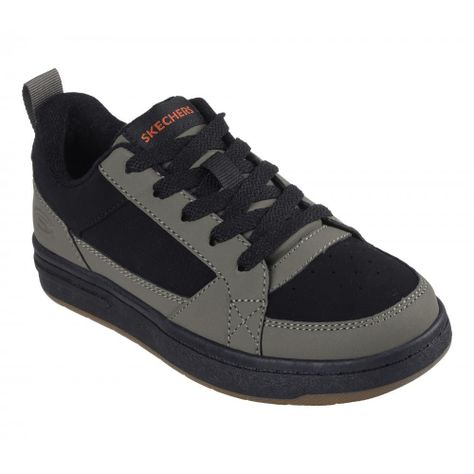 Zapatilla Niño Smooth Street Steady-Zip Oliva Skechers-4