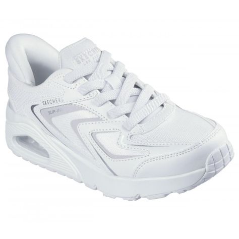 Zapatilla Niño Uno Blanco Skechers-4
