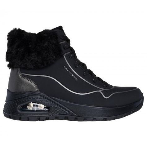 Bototos Mujer Uno Rugged Fall Shimmer Negro Skechers-0