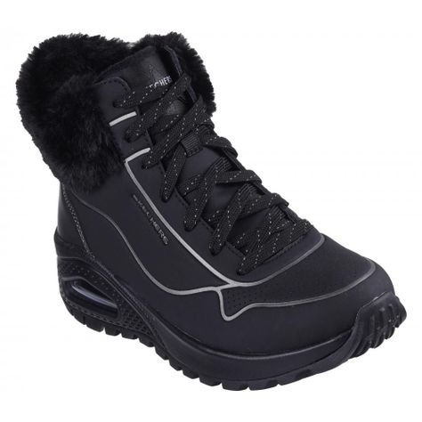 Bototos Mujer Uno Rugged Fall Shimmer Negro Skechers-4