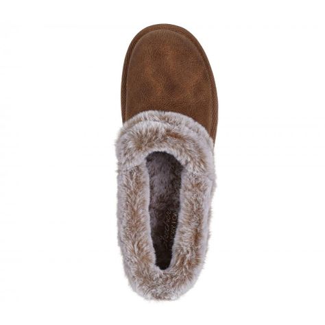 Zapatilla Mujer Cozy Up Café Skechers-1