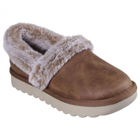 Zapatilla Mujer Cozy Up Café Skechers-4