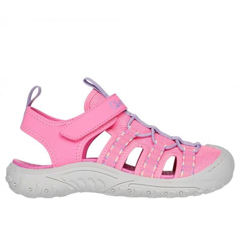 Sandalia Niña Reggae Troop Rosado Skechers-0