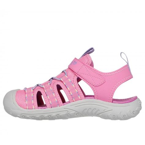 Sandalia Niña Reggae Troop Rosado Skechers-3