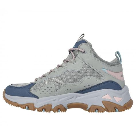 Zapatilla Mujer D'Lites Hiker Verde Skechers-3