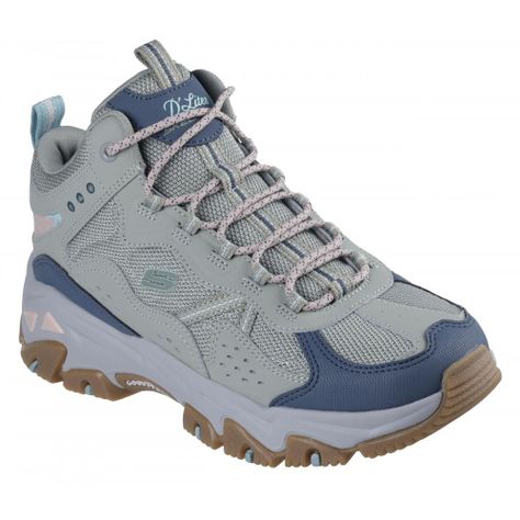 Zapatilla Mujer D'Lites Hiker Verde Skechers-4