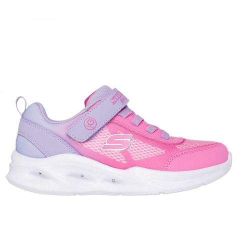 Zapatilla Niña Sola Glow Ombre Deluxe Morado Skechers-0