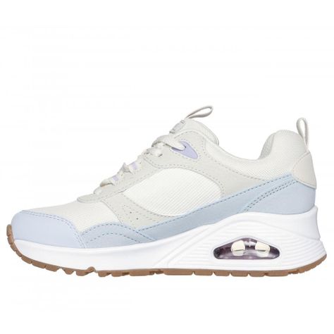 Zapatilla Niña Uno Mesh Mode Beige Skechers-3