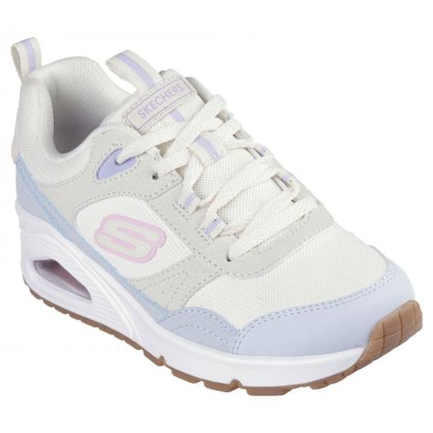 Zapatilla Niña Uno Mesh Mode Beige Skechers-4