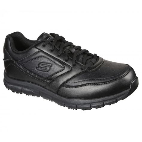 Zapato Hombre Work Nampa SR Negro Skechers-4
