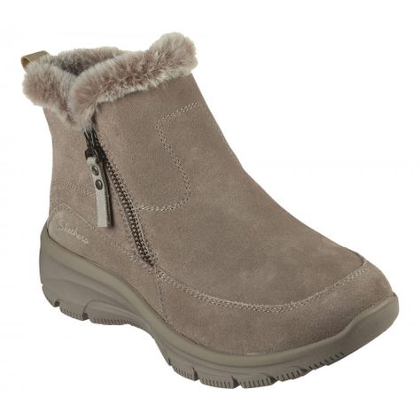 Bototos Mujer Easy Going Cool Zip Beige Skechers-4