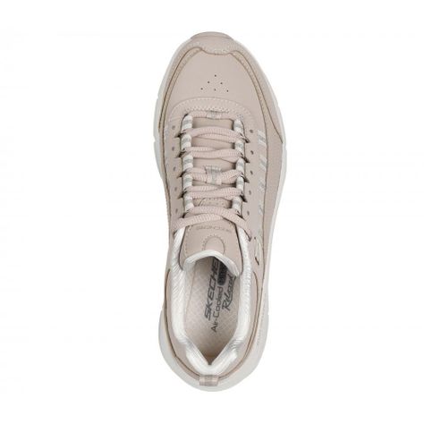 Zapatilla Mujer D'Lux Walker 2.0Golden Step Beige Skechers-1