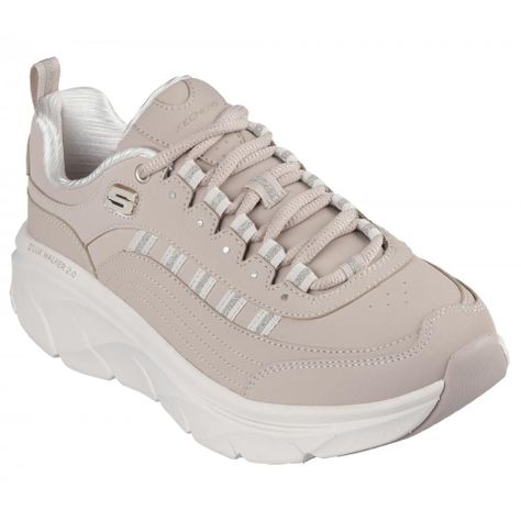 Zapatilla Mujer D'Lux Walker 2.0Golden Step Beige Skechers-4